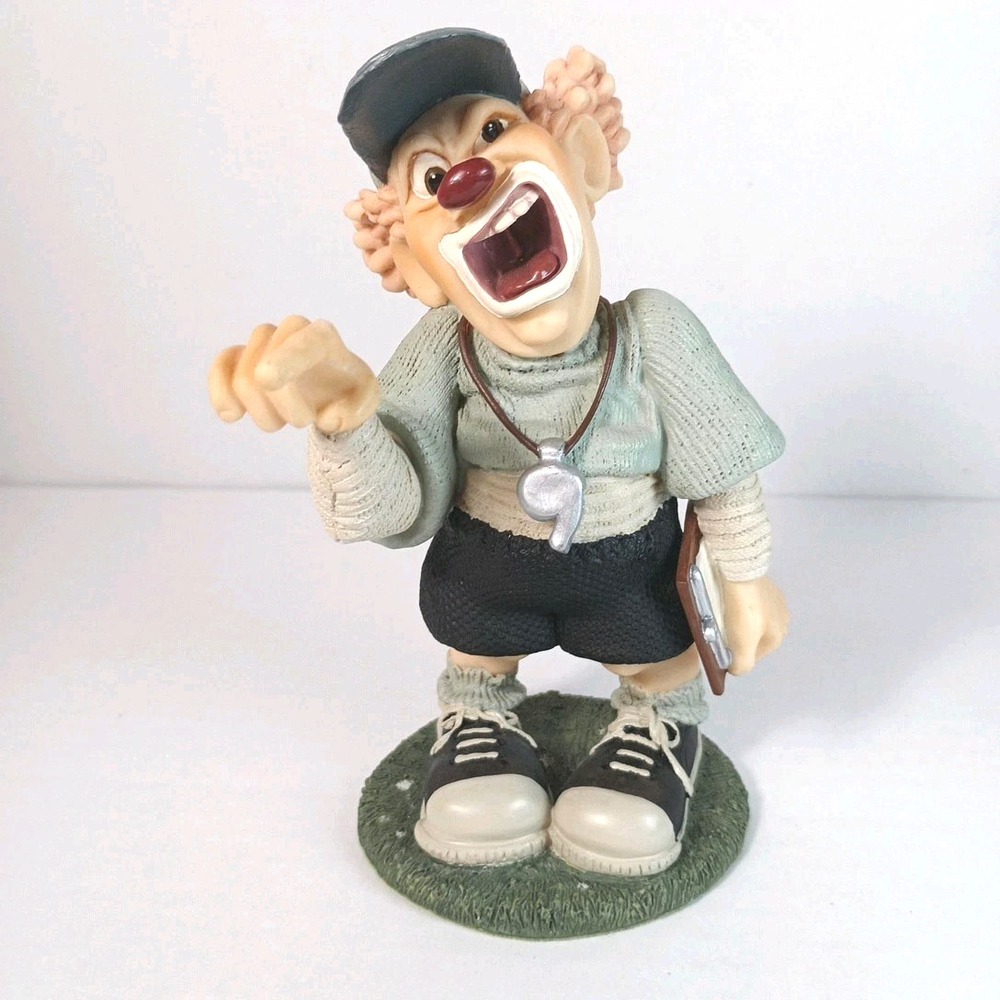 Vintage 1997 Slapstix by Cast Art "Hit The Shower" Coach Clown Figurine 5.5" H - Picture 1 of 7